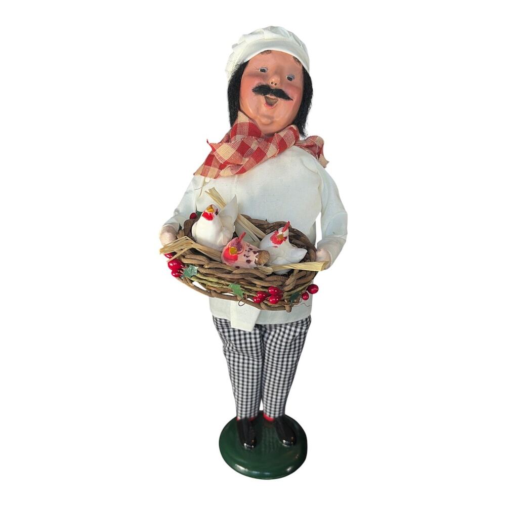 Byers Choice “ Twelve Days Of Christmas Three French Hens” 2007 Chef
